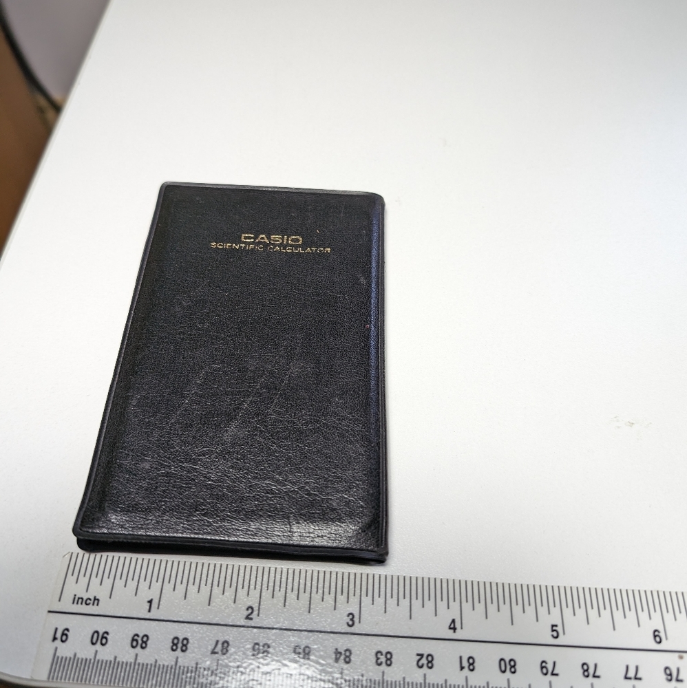 VTG 1980s Casio Scientific Calculator #FX-451M Keypad Case Solar, Original Owner